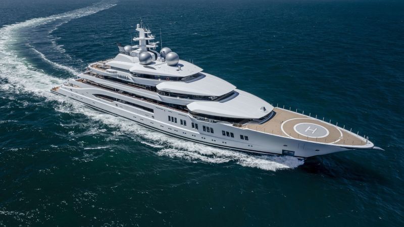 Have $100 million burning in your pocket? Consider this mega yacht the Justice Department is selling