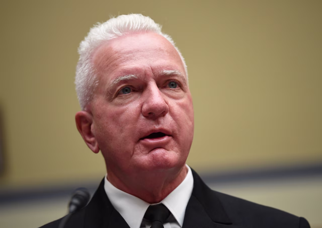 Adm. Brett Giroir testifies at a coronavirus hearing on July 31, 2020 in Washington, D.C. 