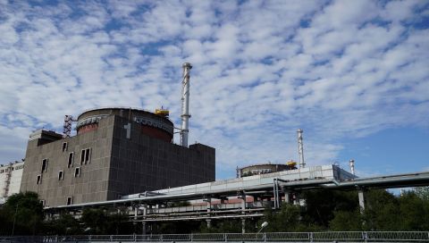 On September 11, the Zaporozhye nuclear power plant was seen in Enerhodar.