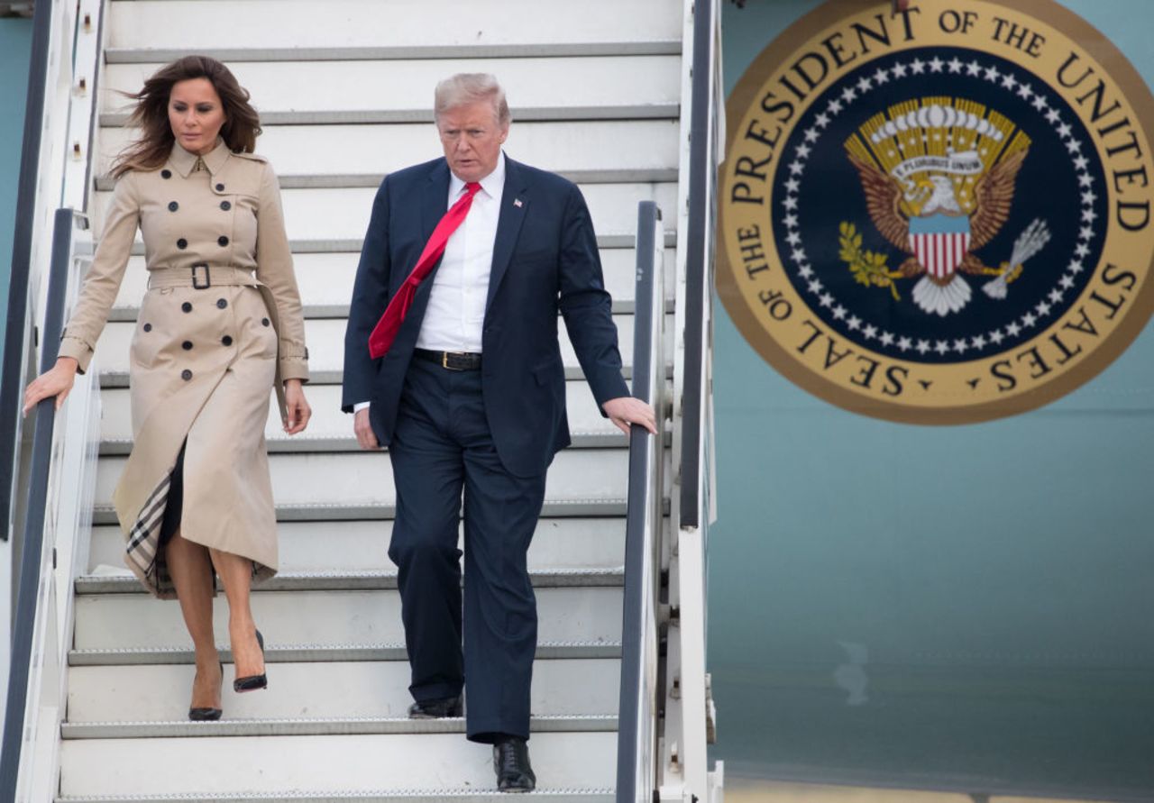 US President Trump has arrived in Brussels on the eve of a tense NATO summit where he is set to clash with allies over defense spending. 