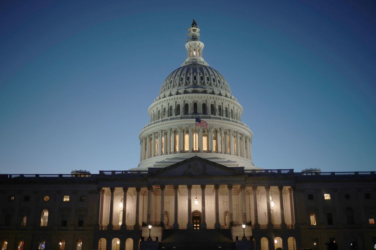 The US Capitol Dome is seen on Capitol Hill on October 24, 2023, in Washington, DC.