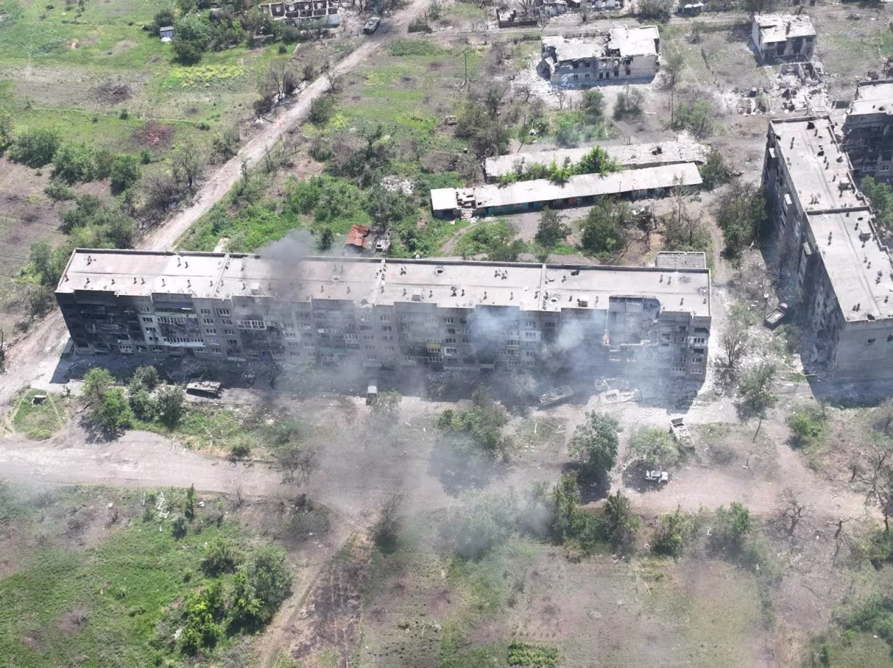 Toshkivka, Ukraine, which is now under Russian control.