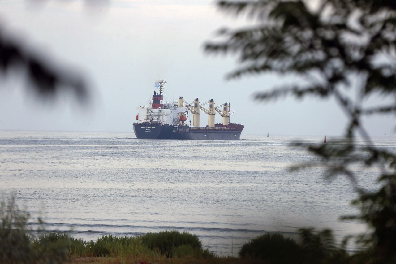 The UN chartered bulk carrier Brave Commander carrying more than 23,000 metric tons of wheat destined for Ethiopia departed the port of Yuzhnyi, Ukraine on August 16. 