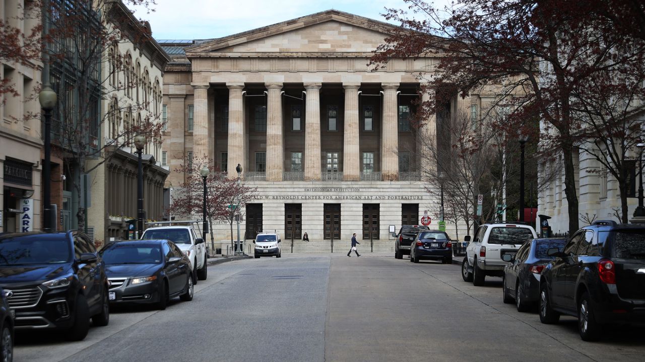 The Smithsonian National Portrait Gallery stands on March 17 in Washington DC. 