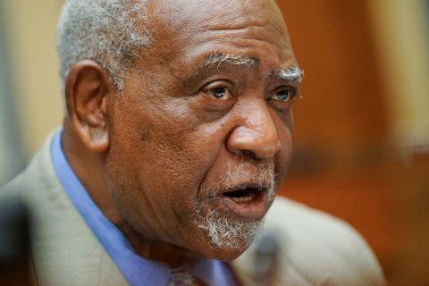 Rep. Danny Davis speaks during a House Committee on Oversight and Reform hearing on gun violence in Washington, DC, on June 8.