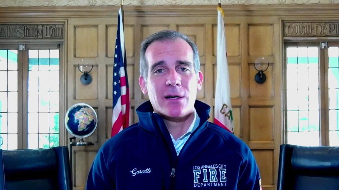 Los Angeles Mayor Eric Garcetti.