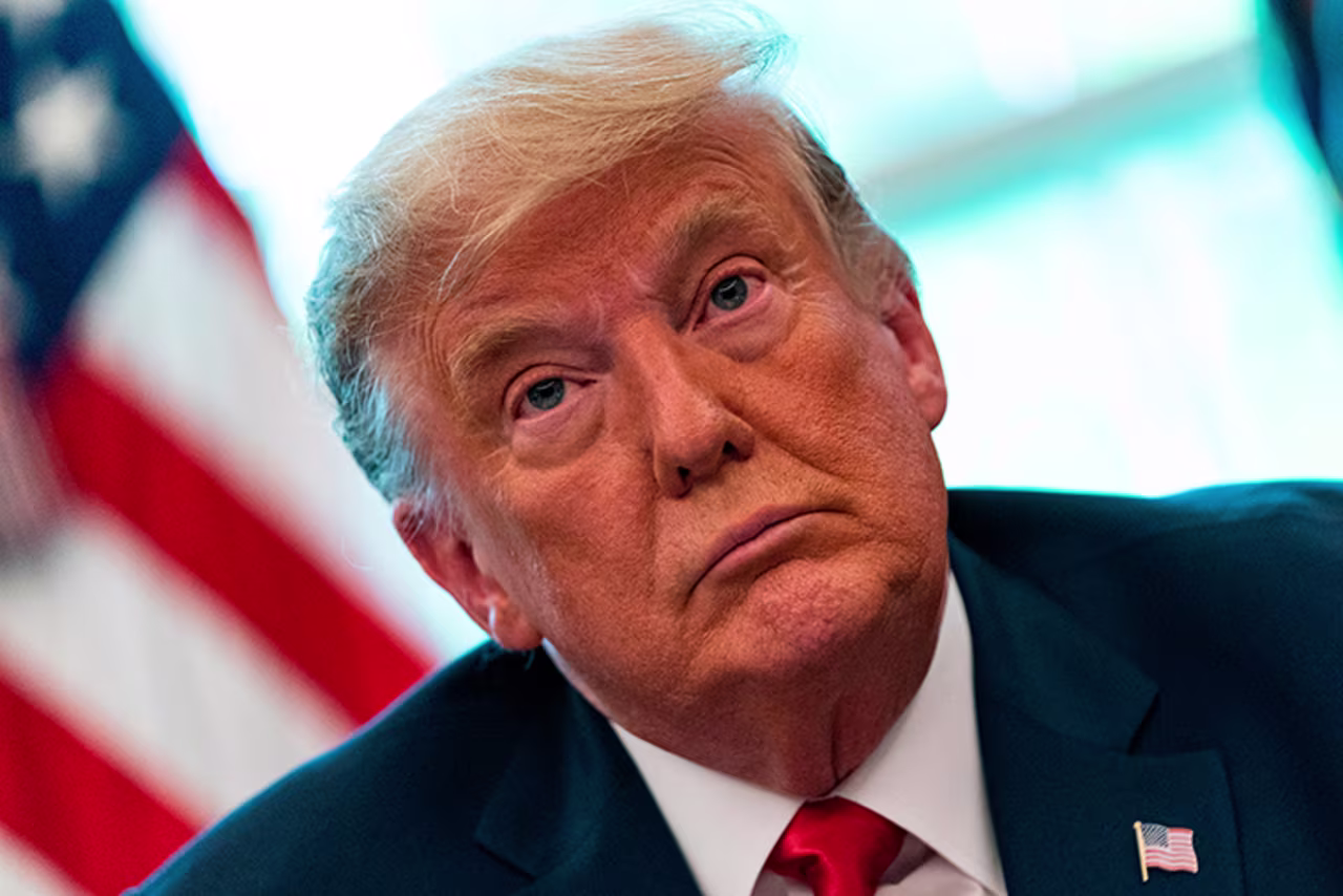 US President Donald Trump at the White House in Washington, DC, on October 23, 2020.
