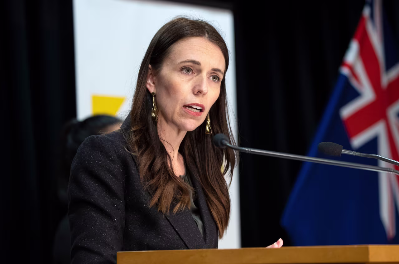 New Zealand Prime Minister Jacinda Ardern speaks during a press conference in Wellington, New Zealand, on November 22.