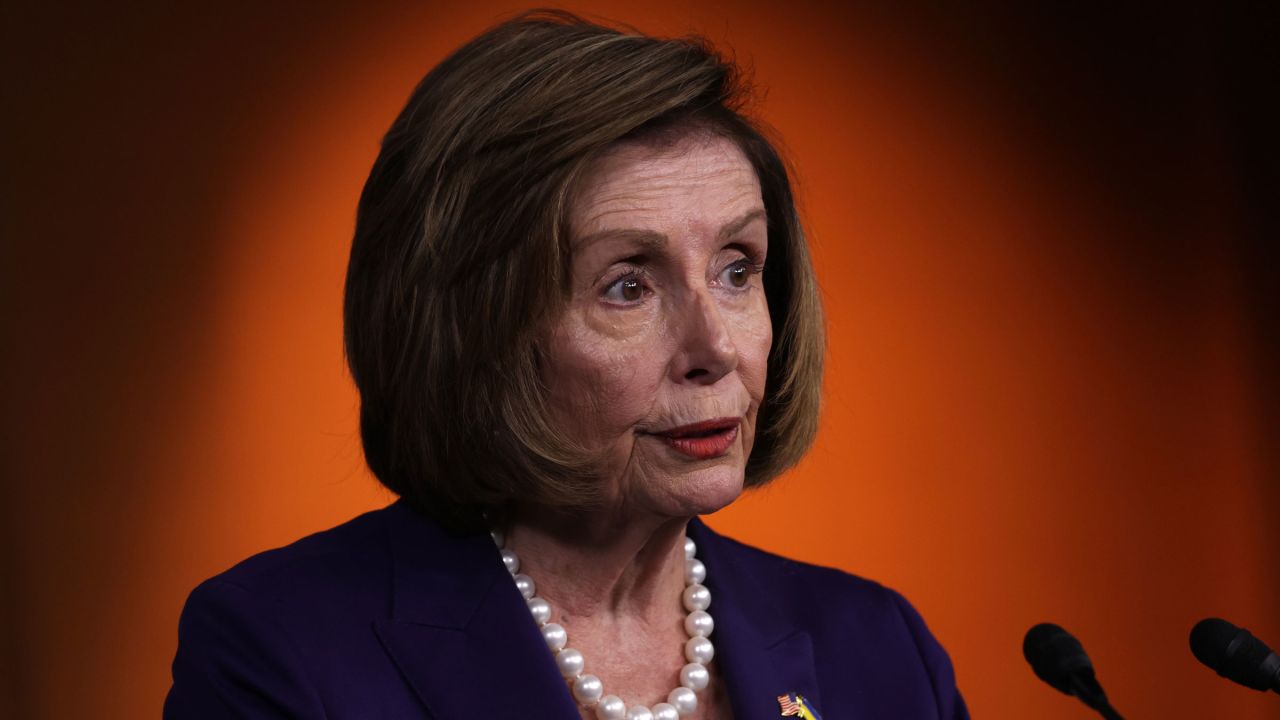 House Speaker Nancy Pelosi speaks at a news conference in September.