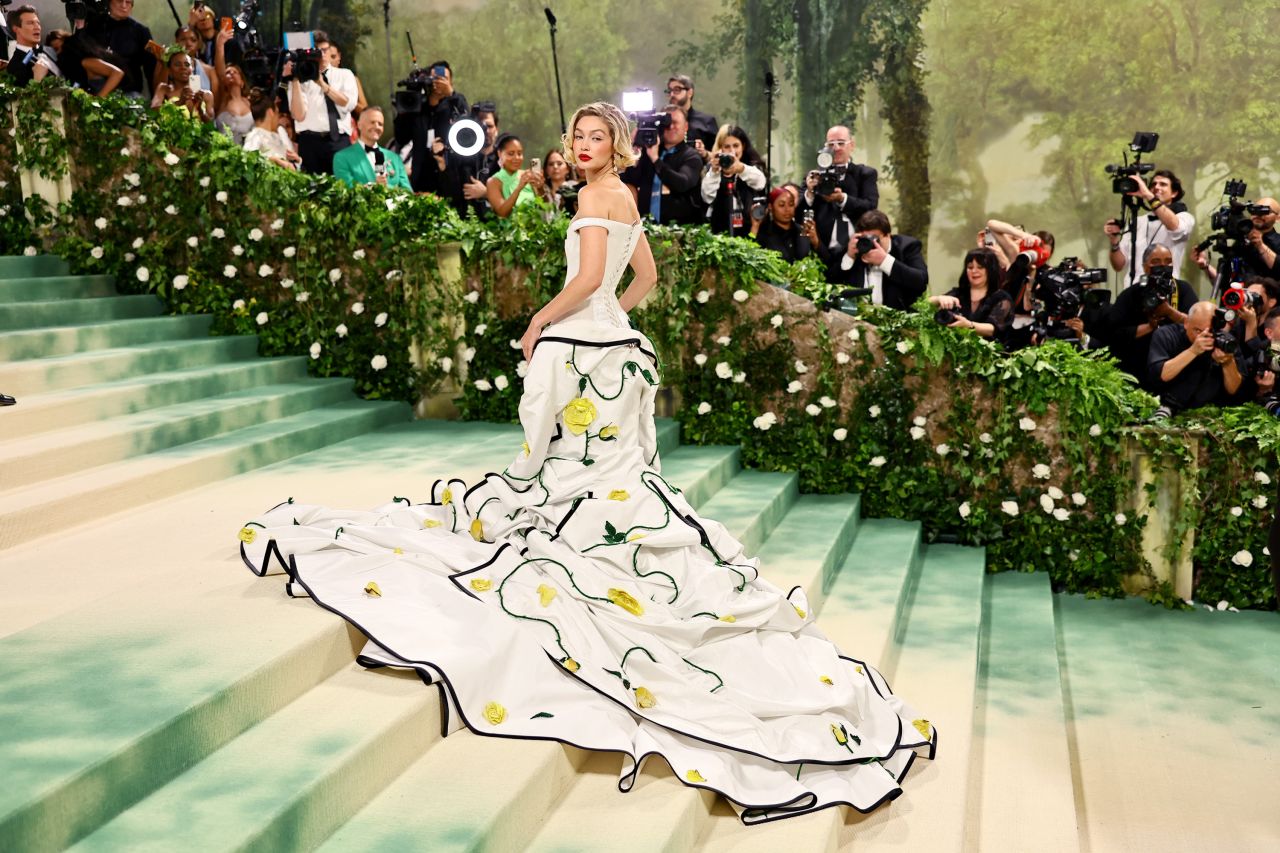 Gigi Hadid attends the 2024 Met Gala in New York City on May 6.