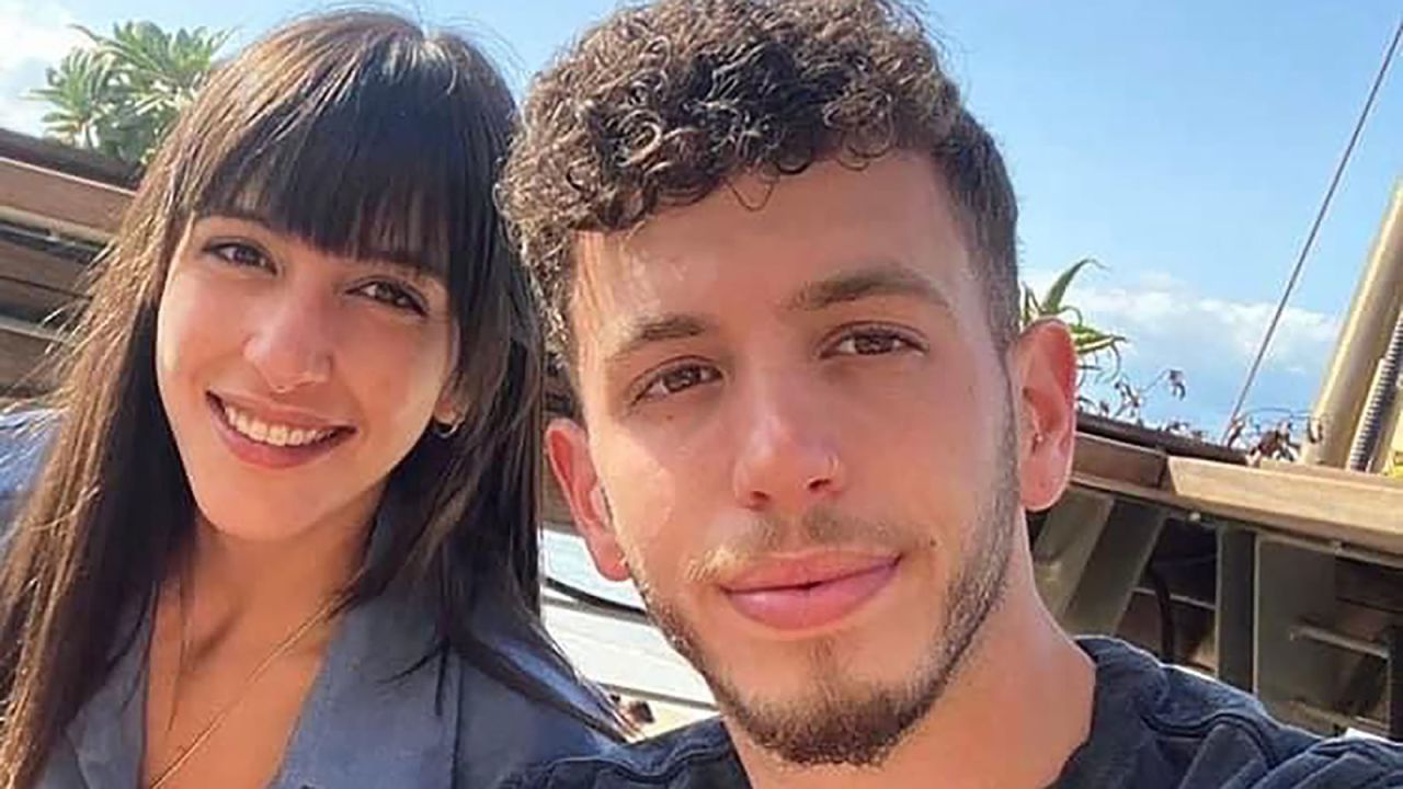 Noa, left, and Gidi Chiell disappeared from a music festival in Israel where hundreds of attendees were kidnapped or killed Saturday, October 7, 2023, according to their grandmother.