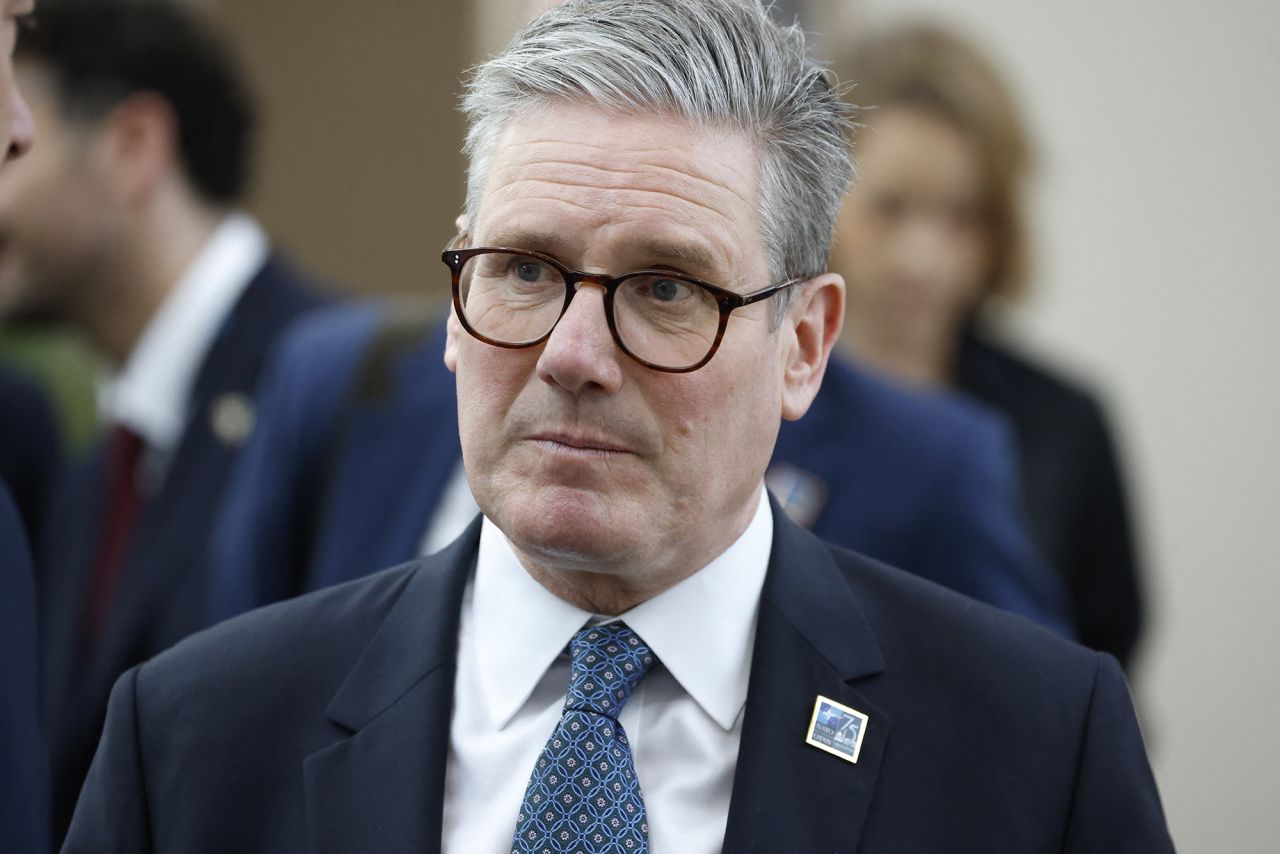 British Prime Minister Keir Starmer attends the NATO 75th anniversary summit in Washington, DC, on July 10.