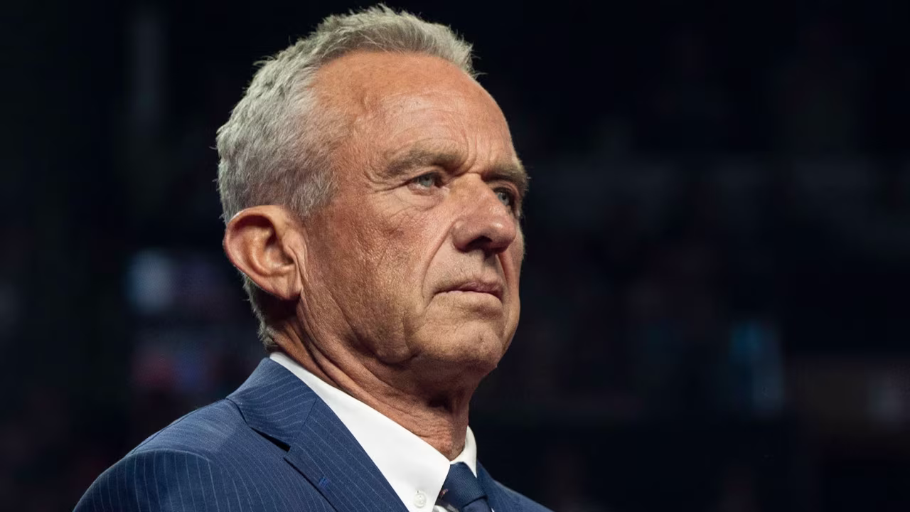 Robert F. Kennedy Jr. attends a campaign rally for Donald Trump in Glendale, Arizona, on August 23.