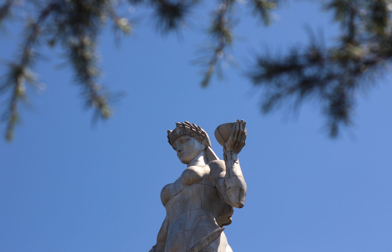 Mother of Georgia statue in Tbilisi.