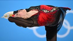 Russian figure skater Kamila Valieva competes in the women's individual figure skating event on Thursday.