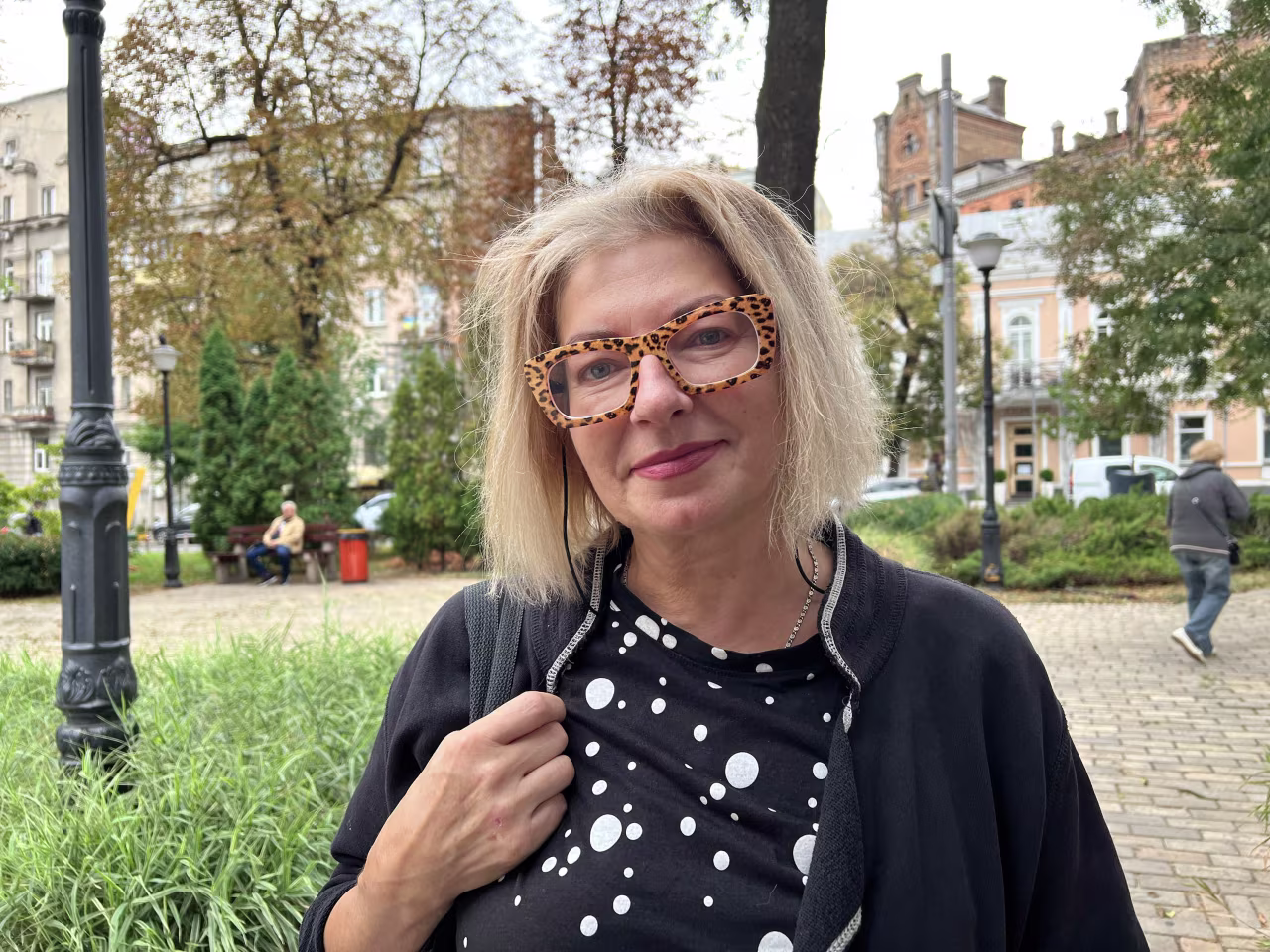 Kyiv resident Olha Hrubryna, 60.