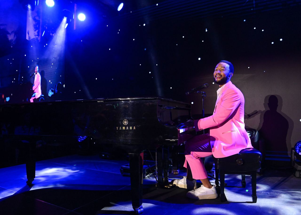 John Legend performs in Inglewood, California, on May 4. 