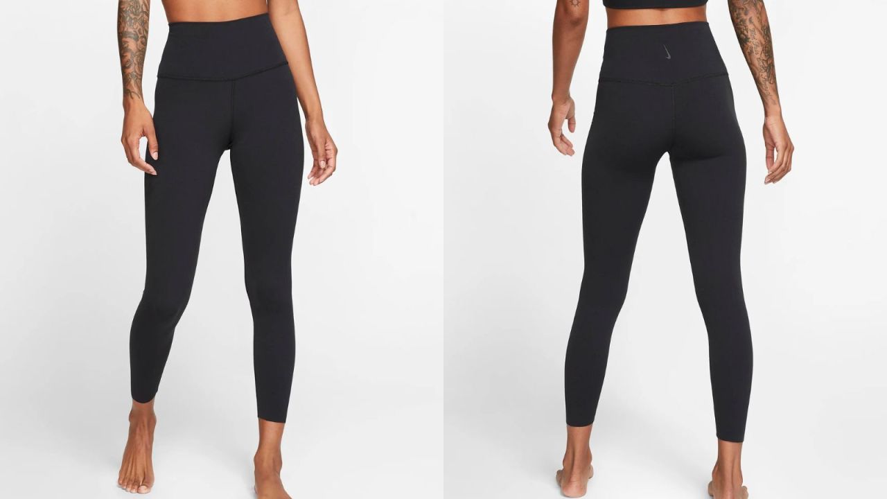 Nike Yoga Dri-FIT Luxe Women's High-Waisted 7/8 Infinalon Leggings Medium 
