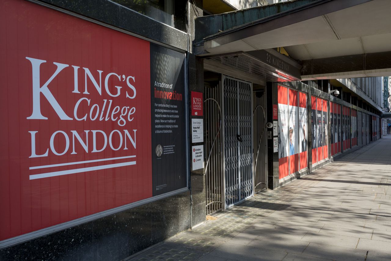 King's College London a public research university located in London, England, on April 23. 