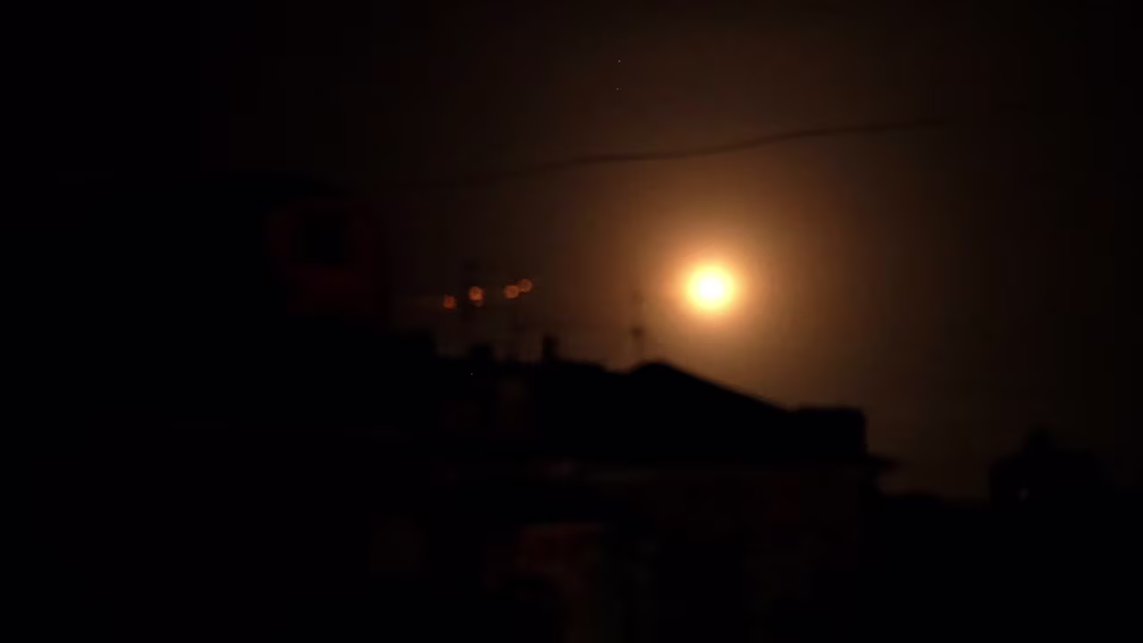 A CNN team on the ground heard air raid sirens around 2 a.m. local time and saw air defenses operating across the city of Odesa. They also heard four large explosions.