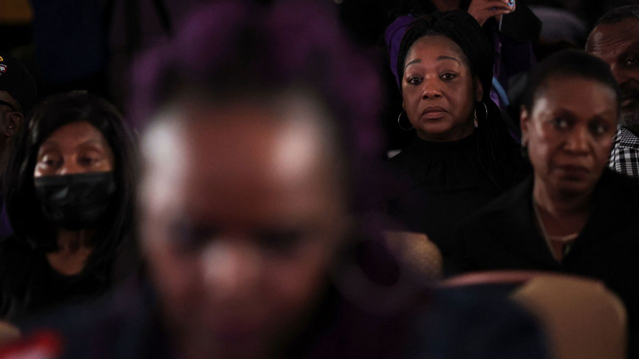 Supporters of Stacey Abrams, the Democratic candidate for governor in Georgia, watch incoming results Tuesday night.