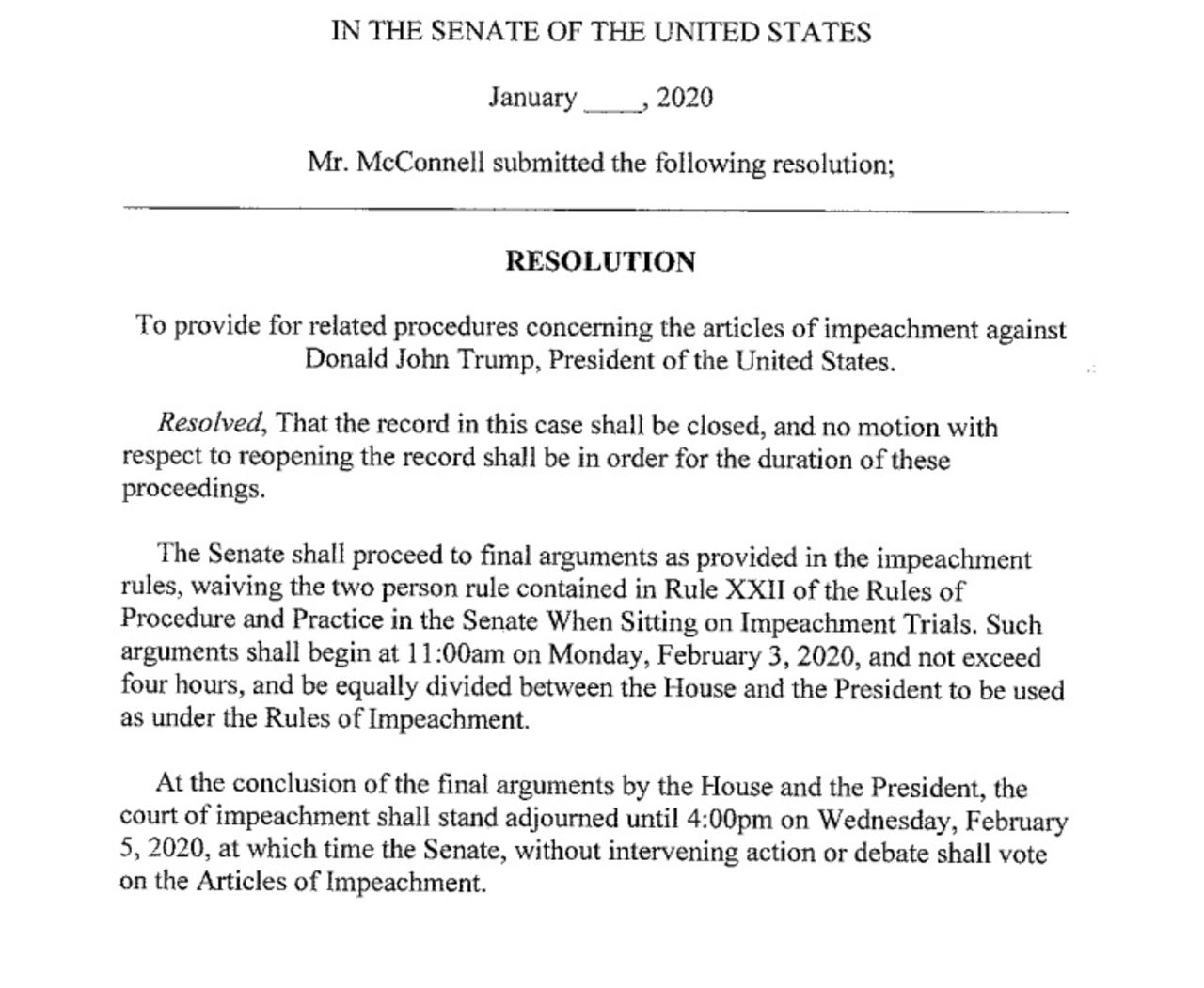 Impeachment trial of President Trump Live updates CNN Politics