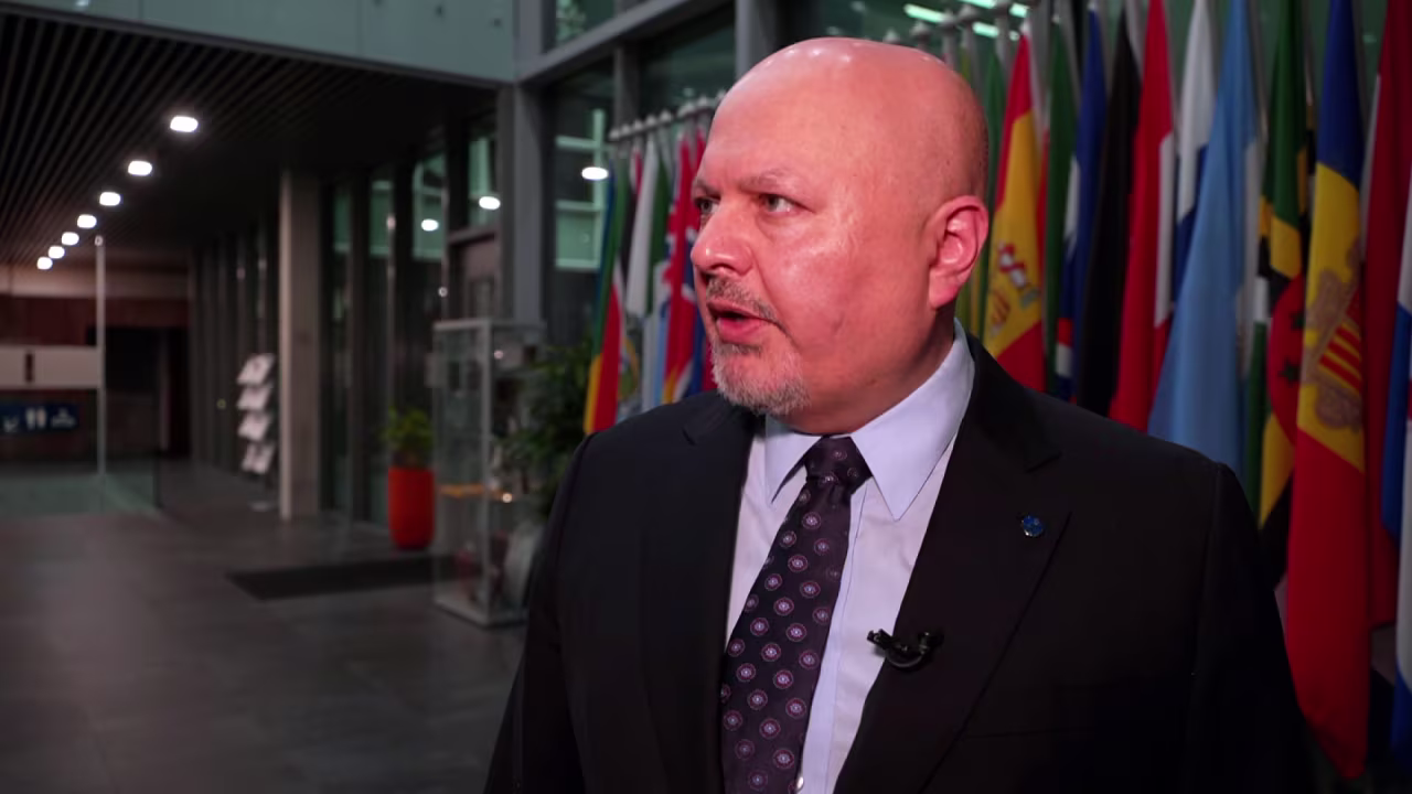 ICC Chief Prosecutor Karim Khan.
