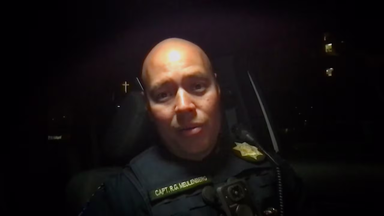 Tulsa Police Department Capt. Richard Meulenberg speaks with CNN on June 1. 