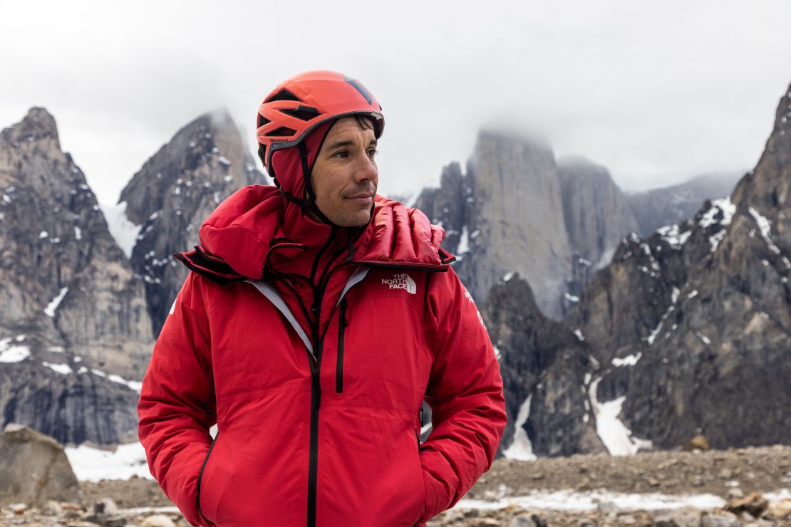 Alex Honnold on the glacier in "Arctic Ascent With Alex Honnold."