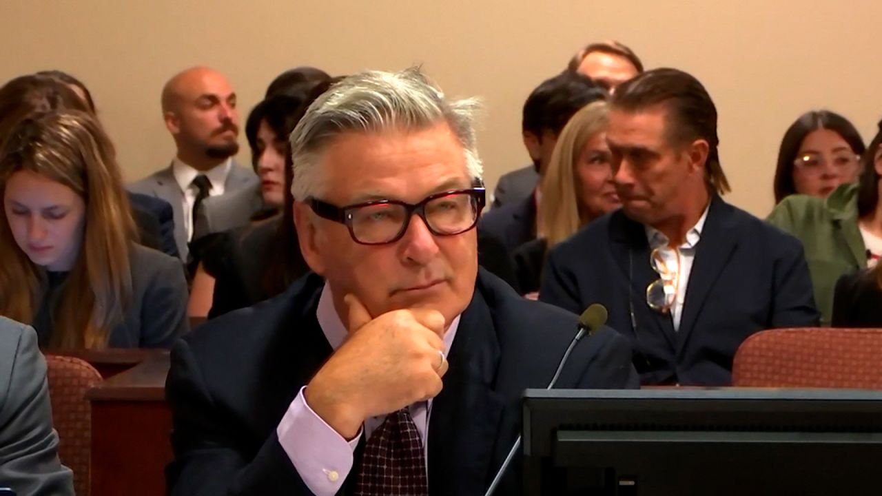 Alec Baldwin appears in court on July 10, in Santa Fe, New Mexico. 