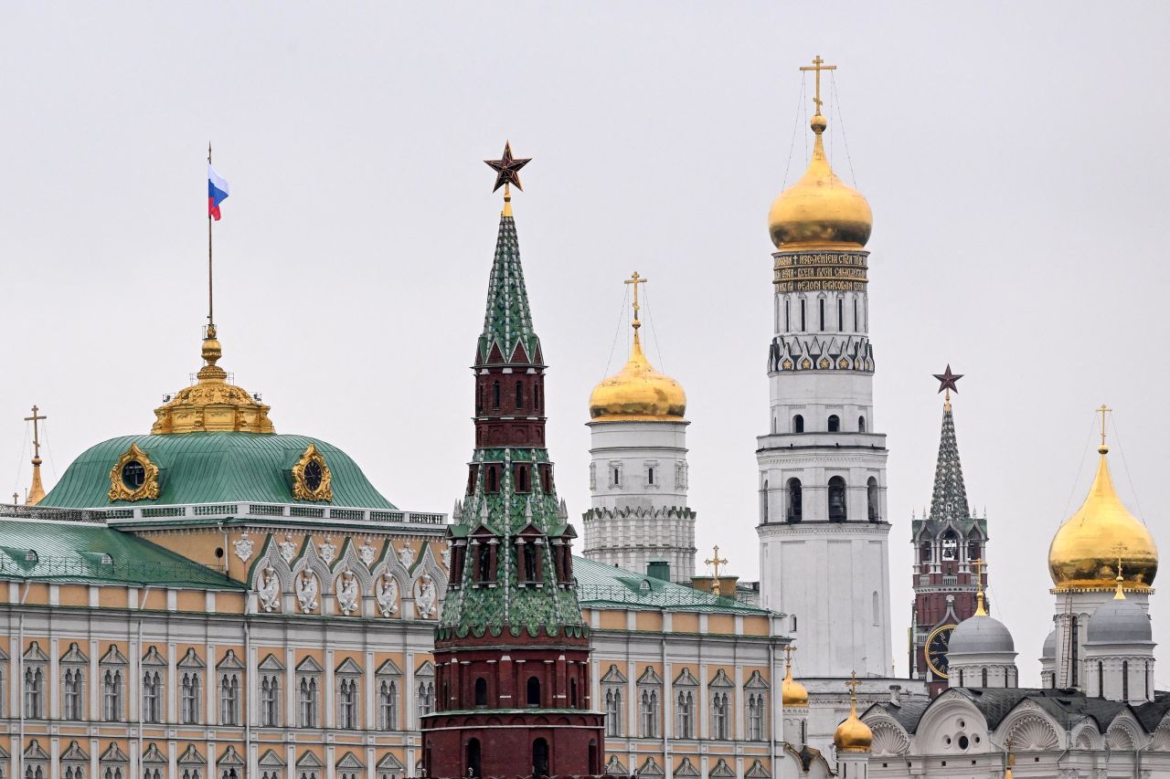 A view shows the Kremlin in Moscow on May 7.