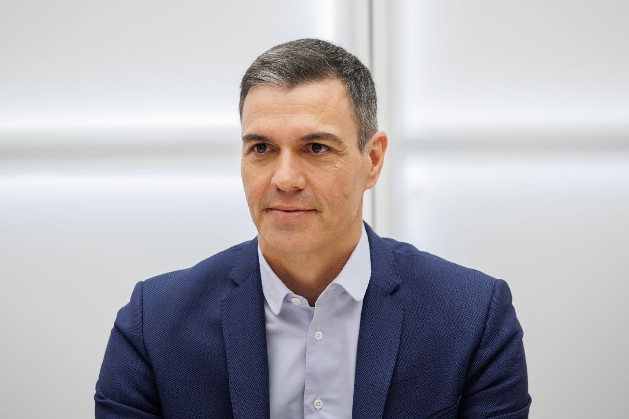 Spain's Prime Minister Pedro Sánchez during a meeting of the Federal Executive of the Socialist Party, in Madrid, Spain on January 9, 2023.