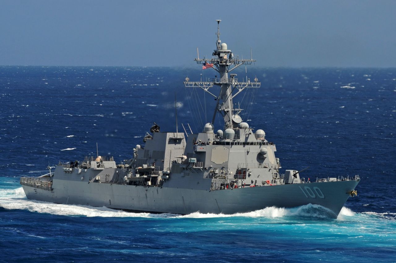 The USS Kidd is seen underway in the Pacific Ocean on May 18, 2011. 