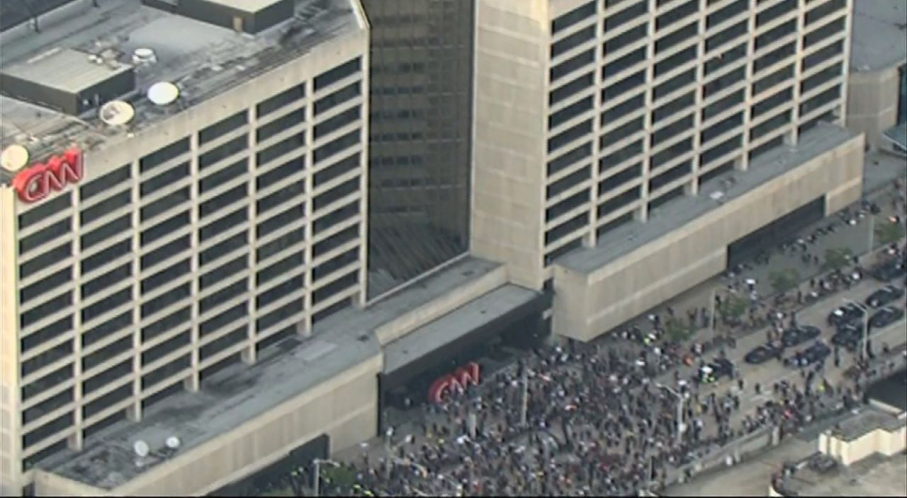 CNN headquarters in Atlanta, Georgia. 