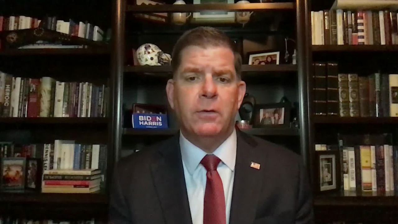 Boston Mayor Marty Walsh speaks with CNN on Friday, October 23. 