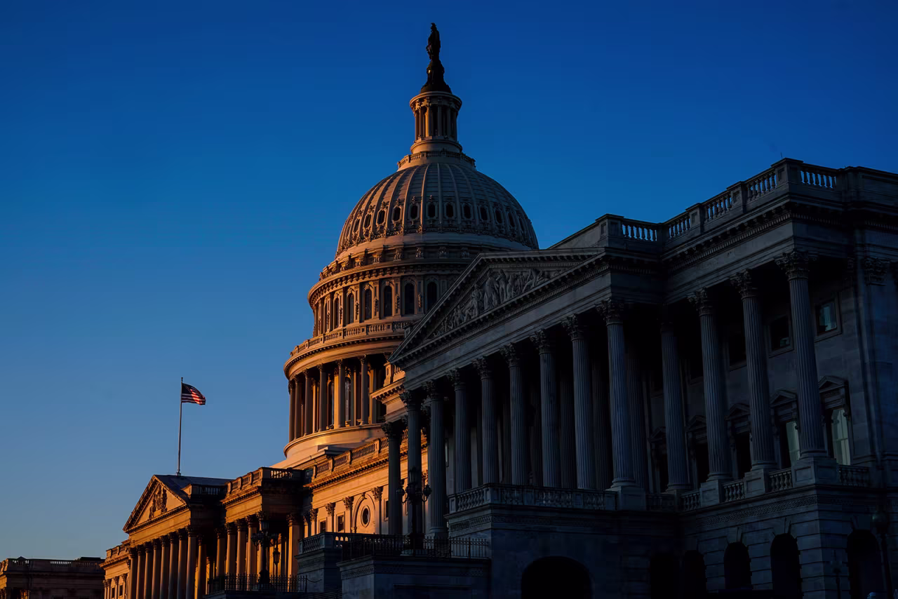 The US Capitol is seen on Monday, December 19. 