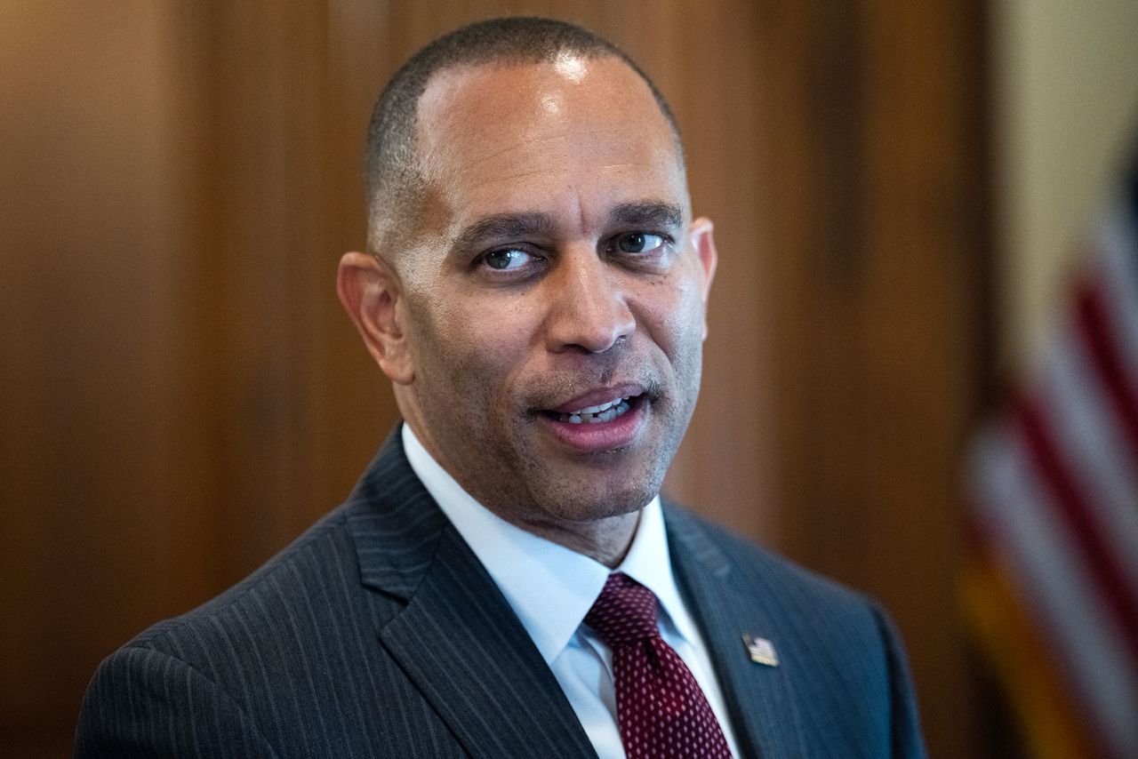 Jeffries seen at the  US Capitol on Thursday, July 11.