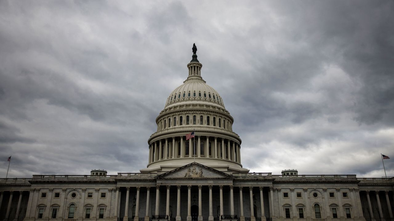 The US Capitol in January.