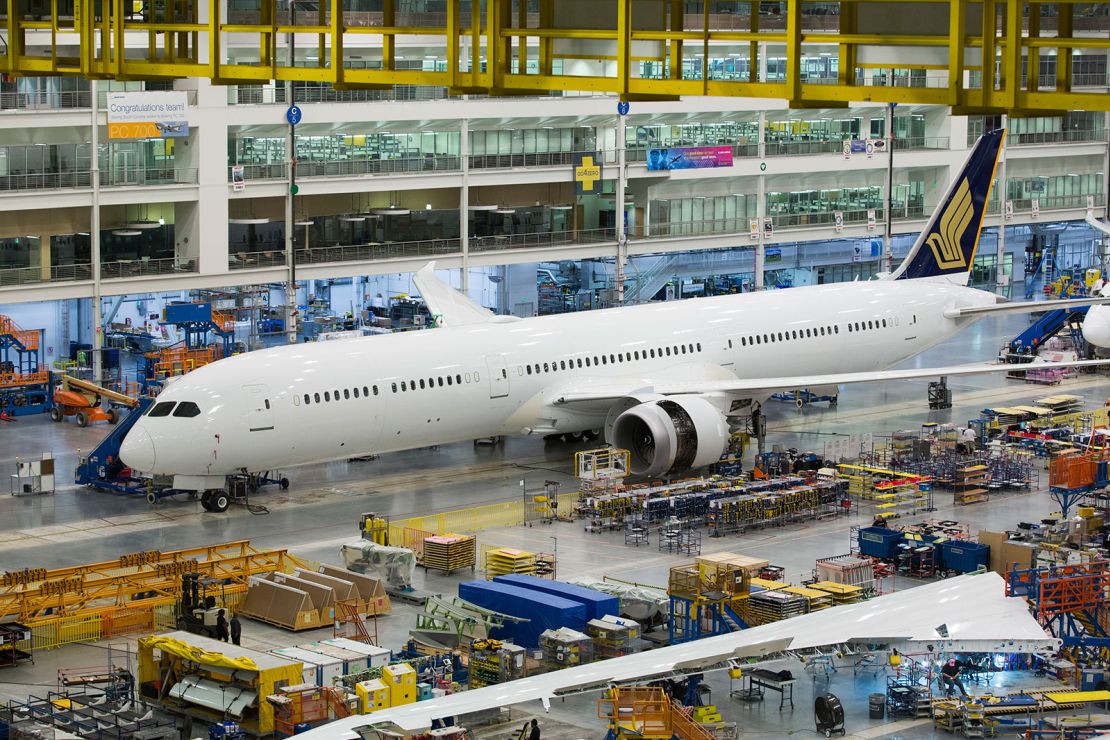 Boeing has rolled out the first 787 Dreamliner at its South Carolina plant in 2018.
