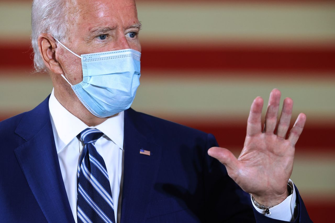 Joe Biden speaks at Southwest Focal Point Community Center on October 13 in Pembroke Pines, Florida. 