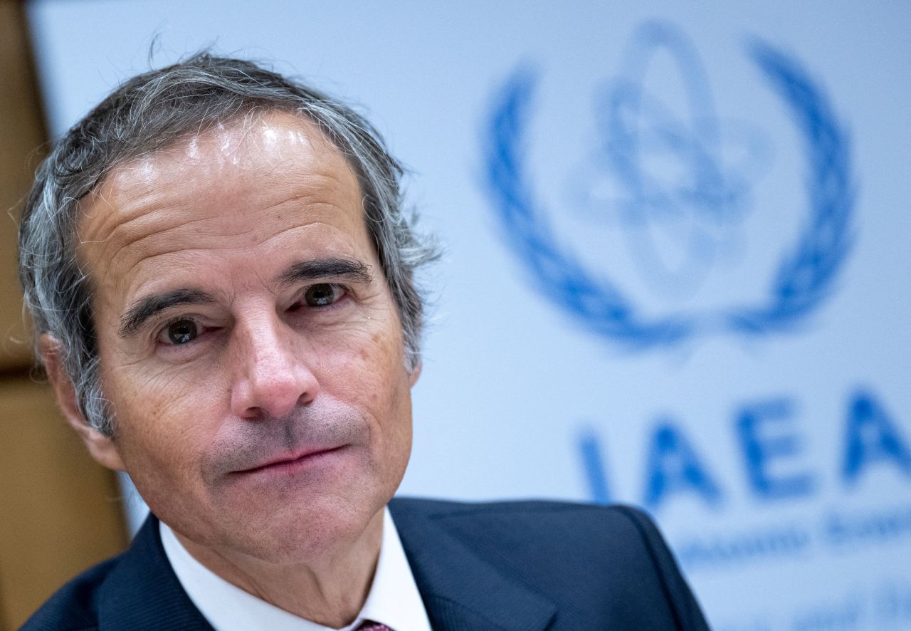Rafael Grossi, Director General of the International Atomic Energy Agency (IAEA) attends the IAEA's Board of Governors meeting at the agency's headquarters in Vienna, Austria, on November 16.