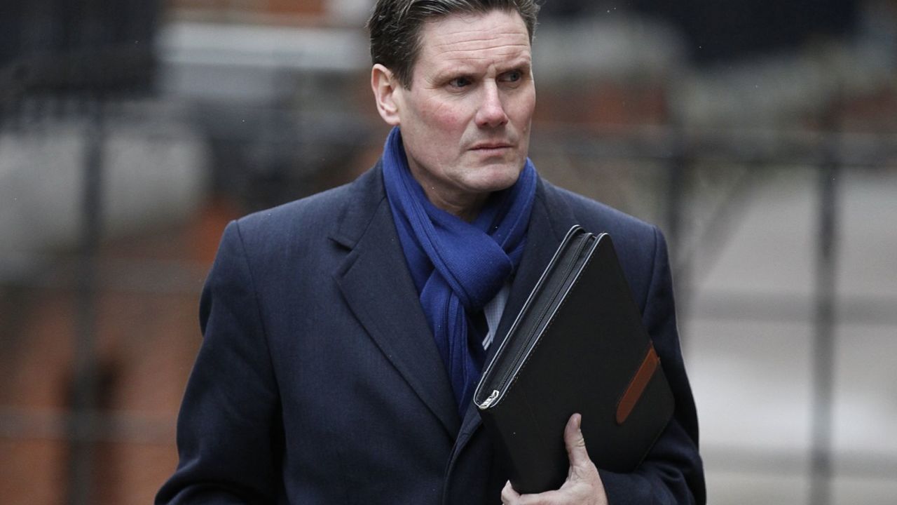 Keir Starmer arrives at London's High Court in 2012 to give evidence at the Leveson Inquiry, which looked into the culture, practices and ethics of the media.