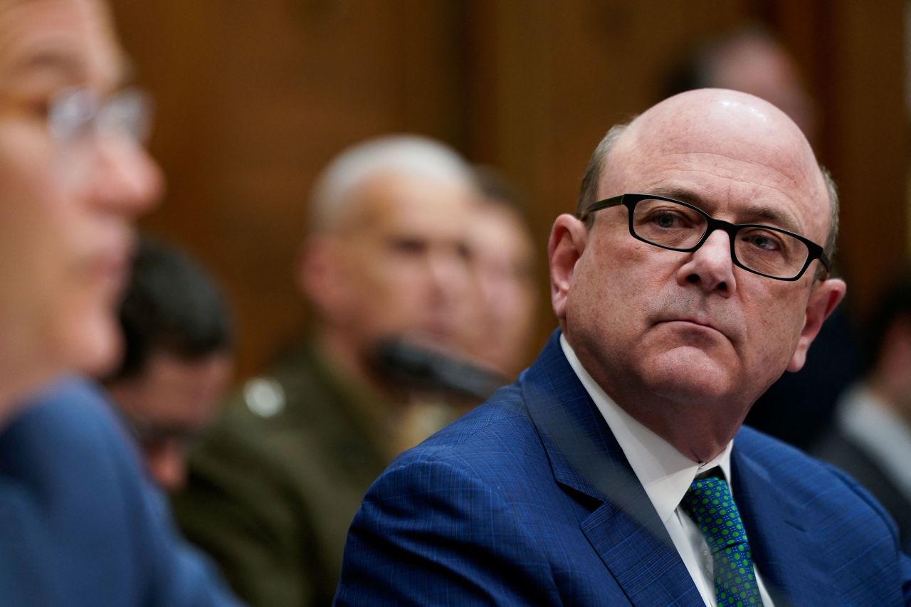 Department of Defense Inspector General Robert Storch attends a House Armed Services Committee hearing on oversight of US military support to Ukraine in Washington, DC, on February 28. 