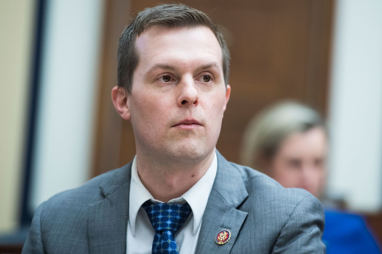 Rep. Jared Golden is seen during a hearing in the Rayburn Building on March 6, 2019. 