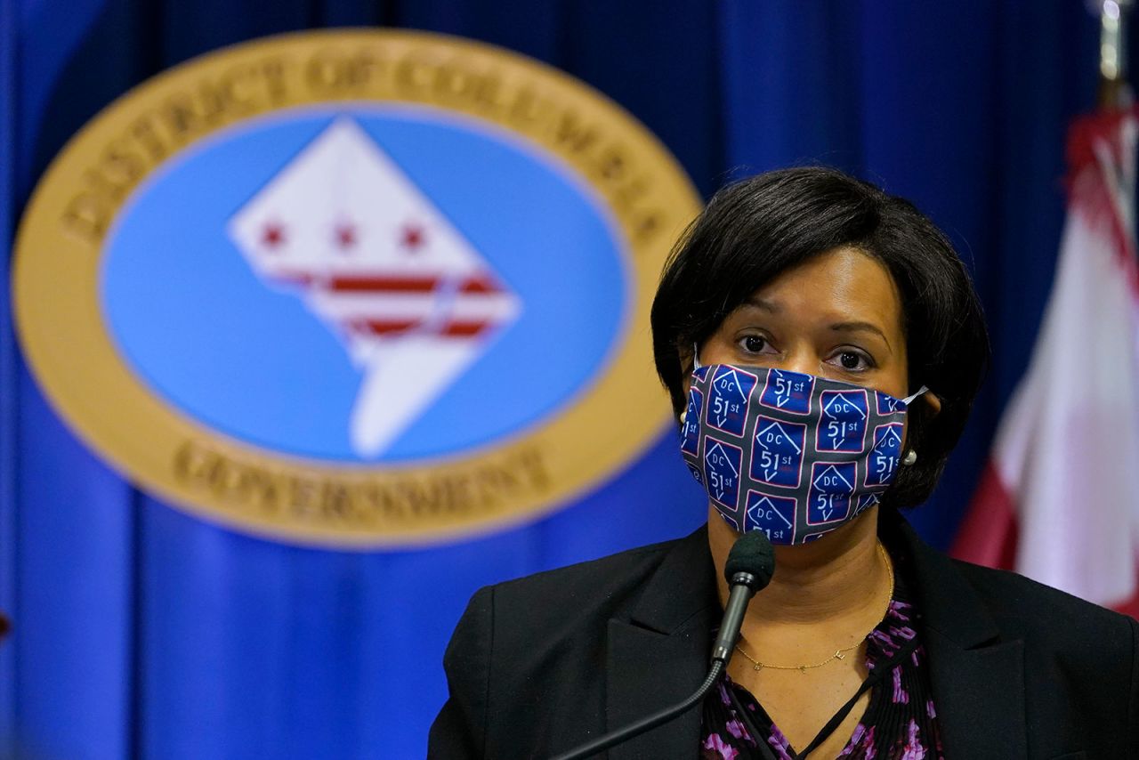 Washington, DC,?Mayor Muriel Bowser speaks at a press conference in November.