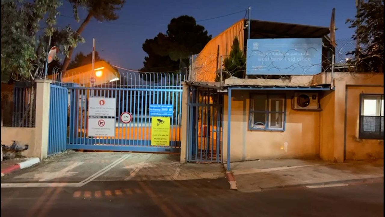 UNRWA East Jerusalem compound as seen on Thursday, May 9.