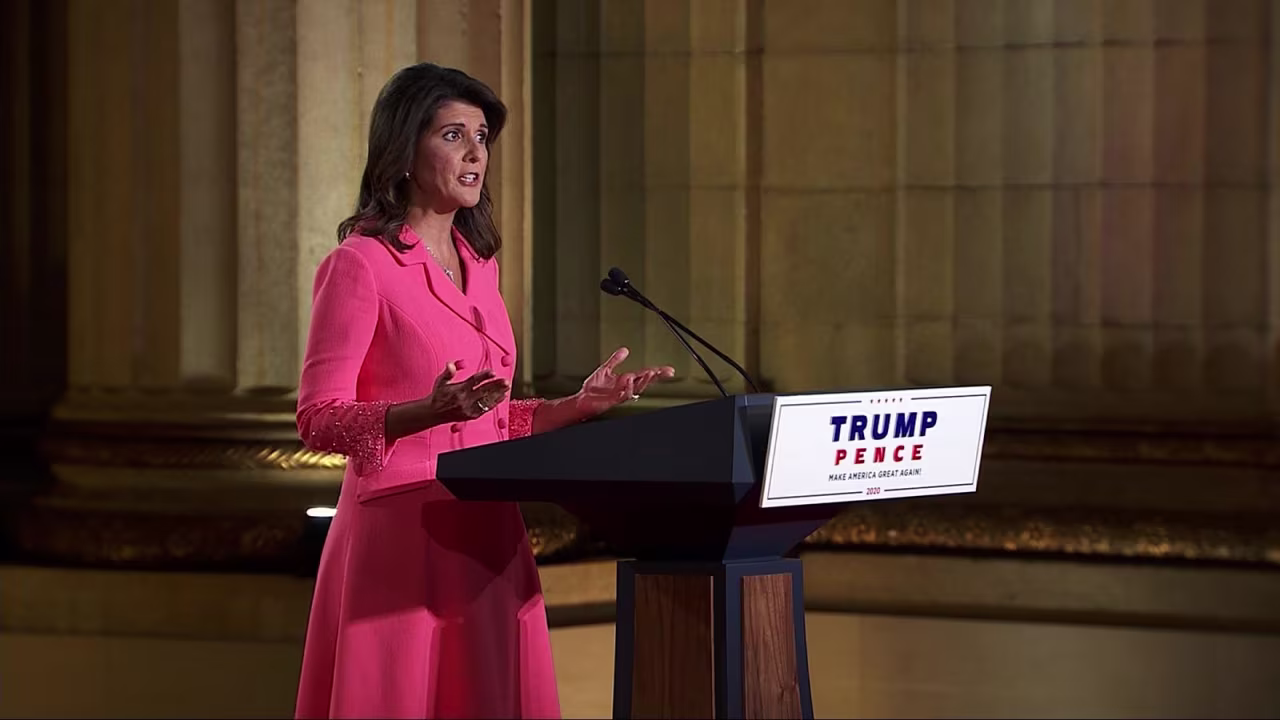 Former UN Ambassador Nikki Haley.