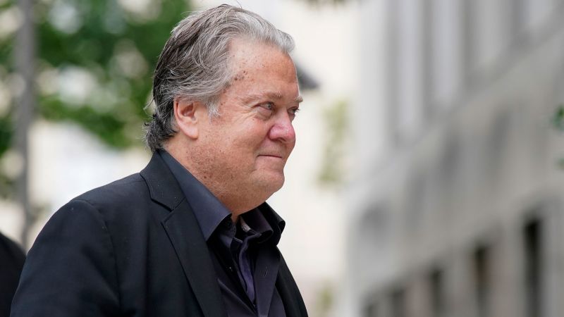 Steve Bannon’s Trial Begins: Live Updates | CNN Politics