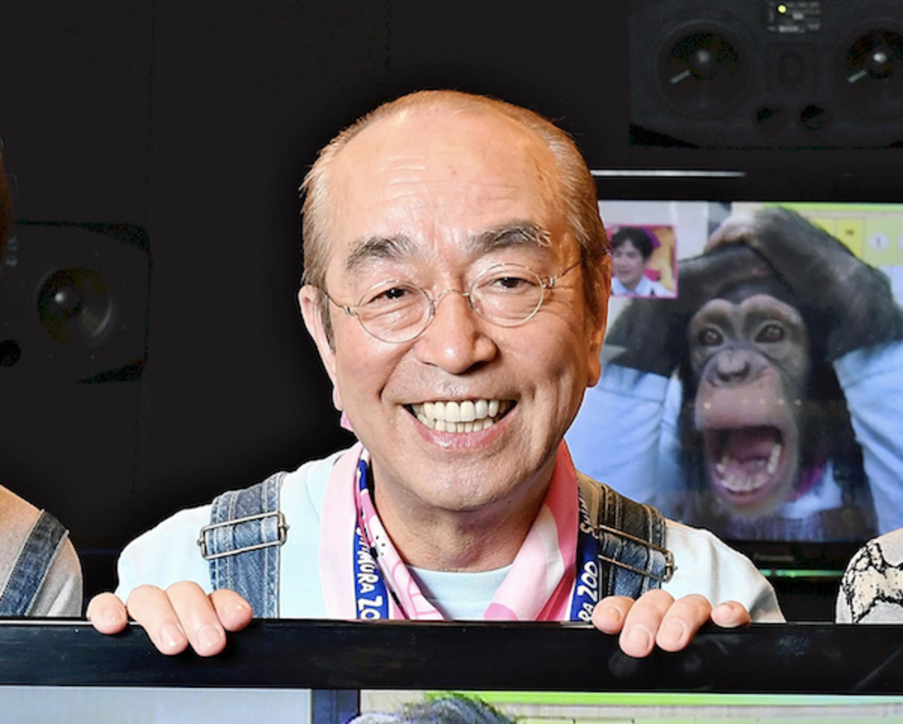 Japanese comedian Ken Shimura poses for a photo in Tokyo.