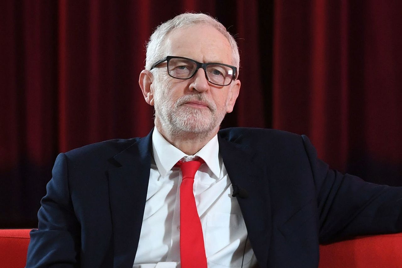 Britain's opposition Labour Party leader Jeremy Corbyn appears on the BBC's Breakfast from Bolton show in Bolton, England on December 10. Joe Giddens/Pool/AFP via Getty Images